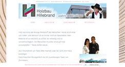Desktop Screenshot of holzbau-hillebrand.de